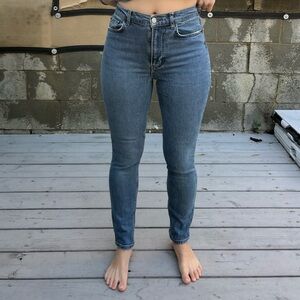 Reformation Blue Skinny Jeans